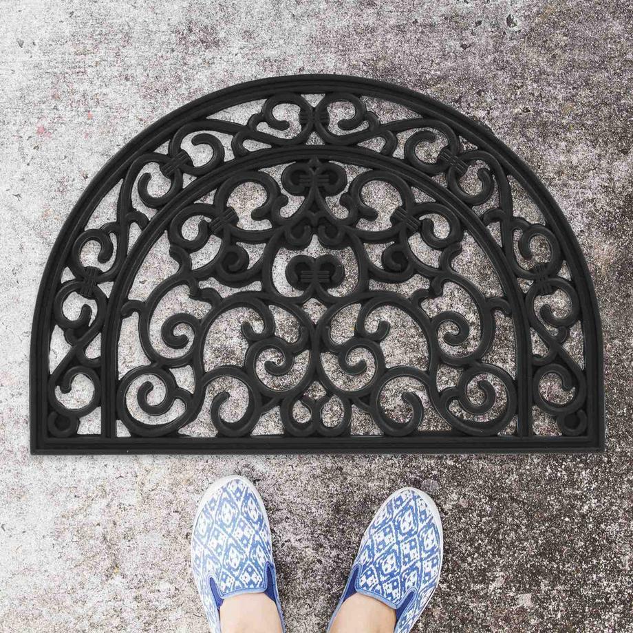 B2X Zerbino in gomma semicircolare  