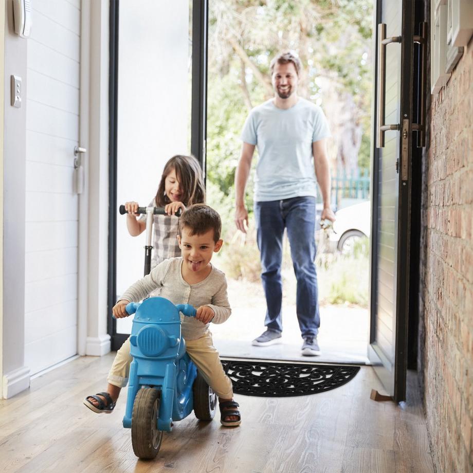 B2X Zerbino in gomma semicircolare  