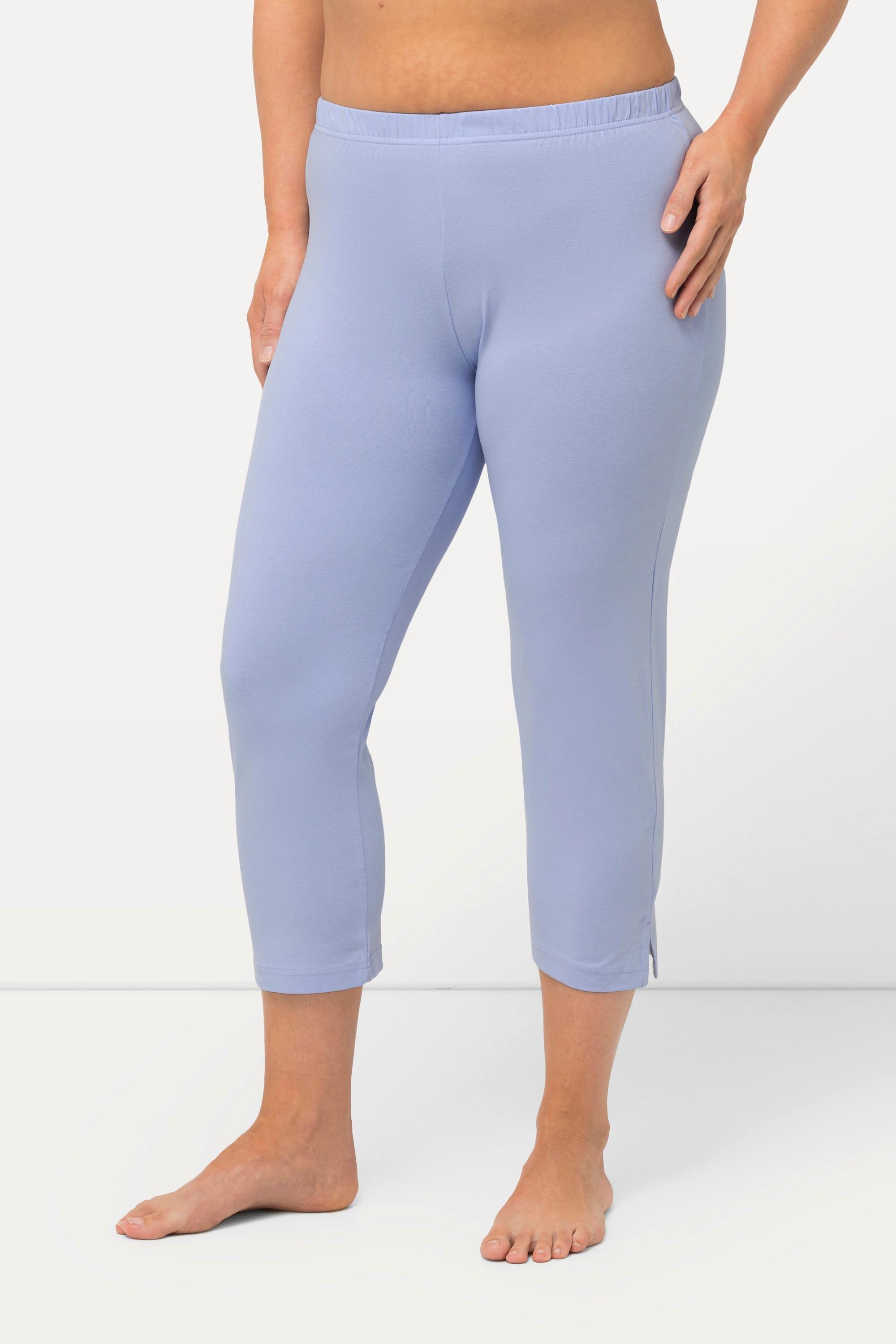 Ulla Popken  Pantalon corsaire longueur 7/8, taille élastique - jusqu'au 68/70 