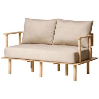 Beliani Canapé 2 places en Polyester Scandinave ASKER  