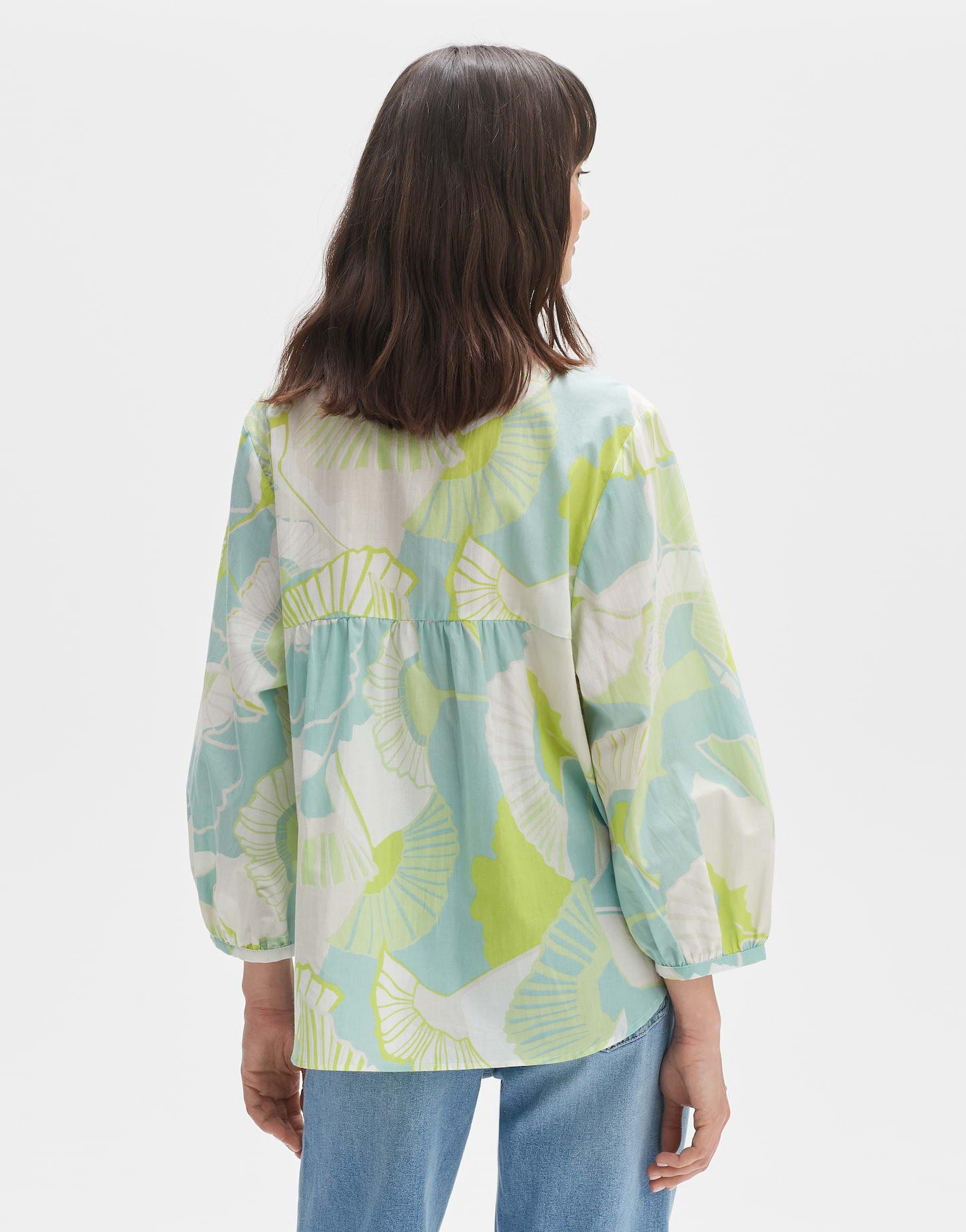 OPUS  Printbluse Faomi nature O-Form 