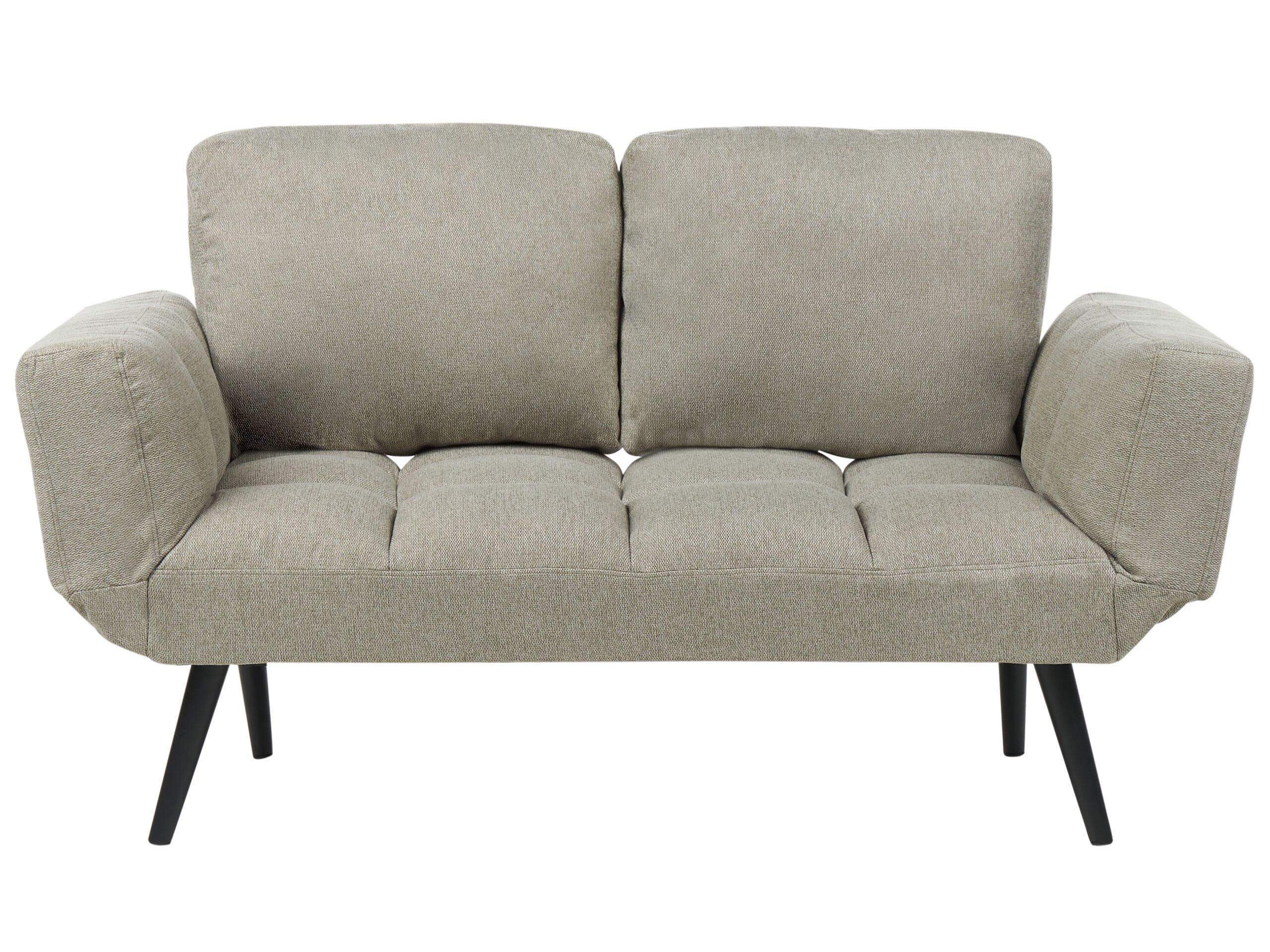 Beliani Schlafsofa aus Polyester Retro BREKKE  