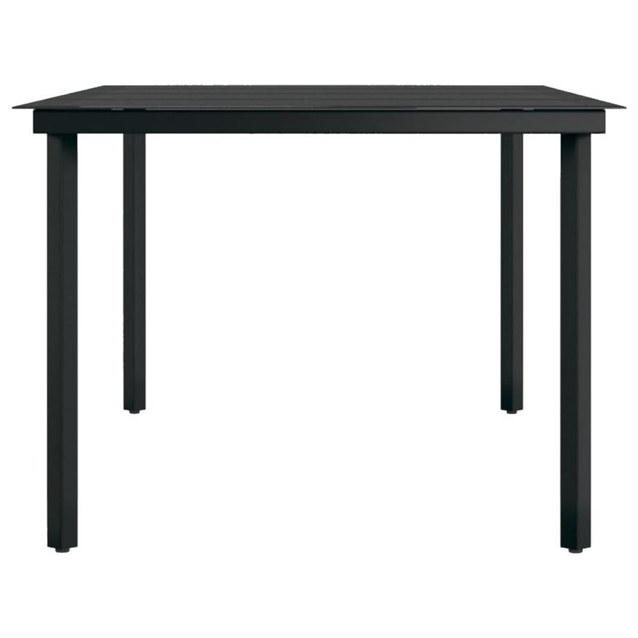 VidaXL Table de salle à manger de jardin acier  