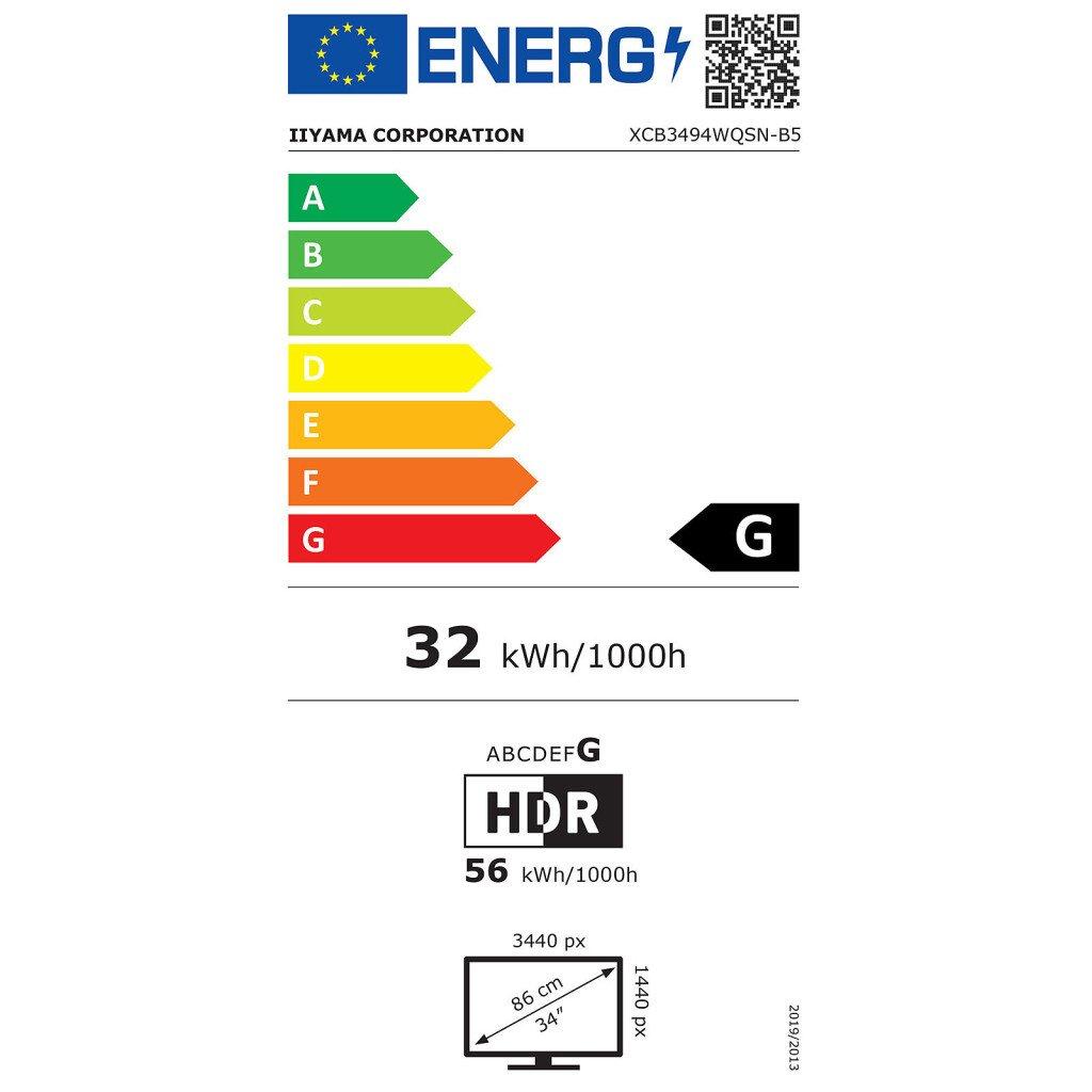 Iiyama  Écran PC  CURVE120HzUWQHD0.4msVADock USB-CHDMIDP 