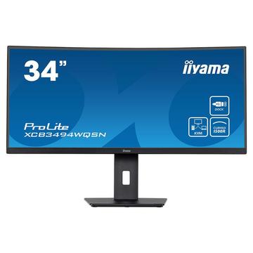 Écran PC Iiyama CURVE/120Hz/UWQHD/0.4ms/VA/Dock USB-C/HDMI/DP