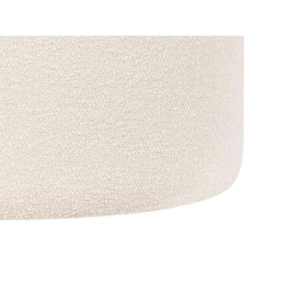 Beliani Pouf en Bouclé Moderne MOAB  