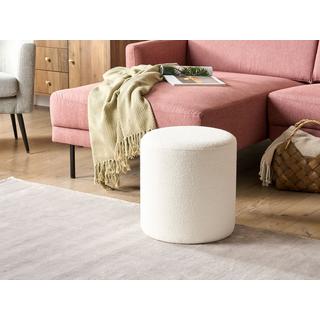 Beliani Pouf en Bouclé Moderne MOAB  