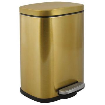 Badezimmer Treteimer Steel AKIRA 5L Shiny Gold