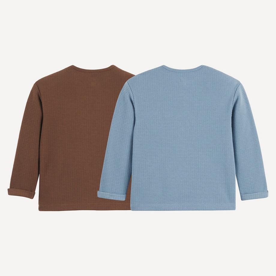 La Redoute Collections  2er-Pack Langarmshirt 