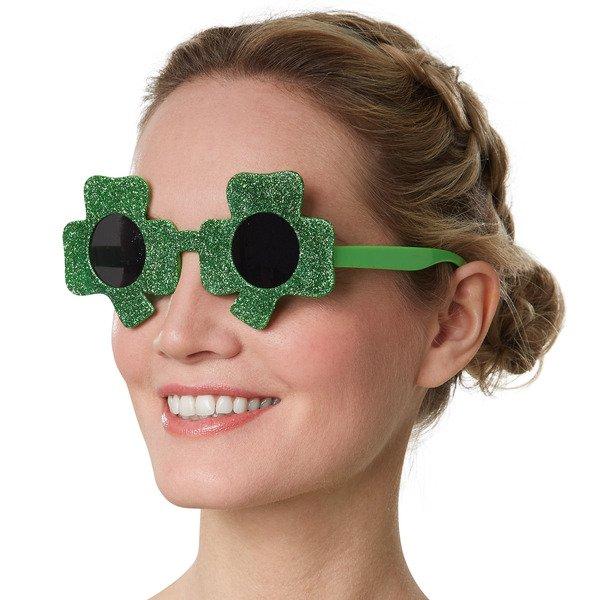 Tectake  St. Patrick’s Day Spassbrille Kleeblätter mit getönten Gläsern 