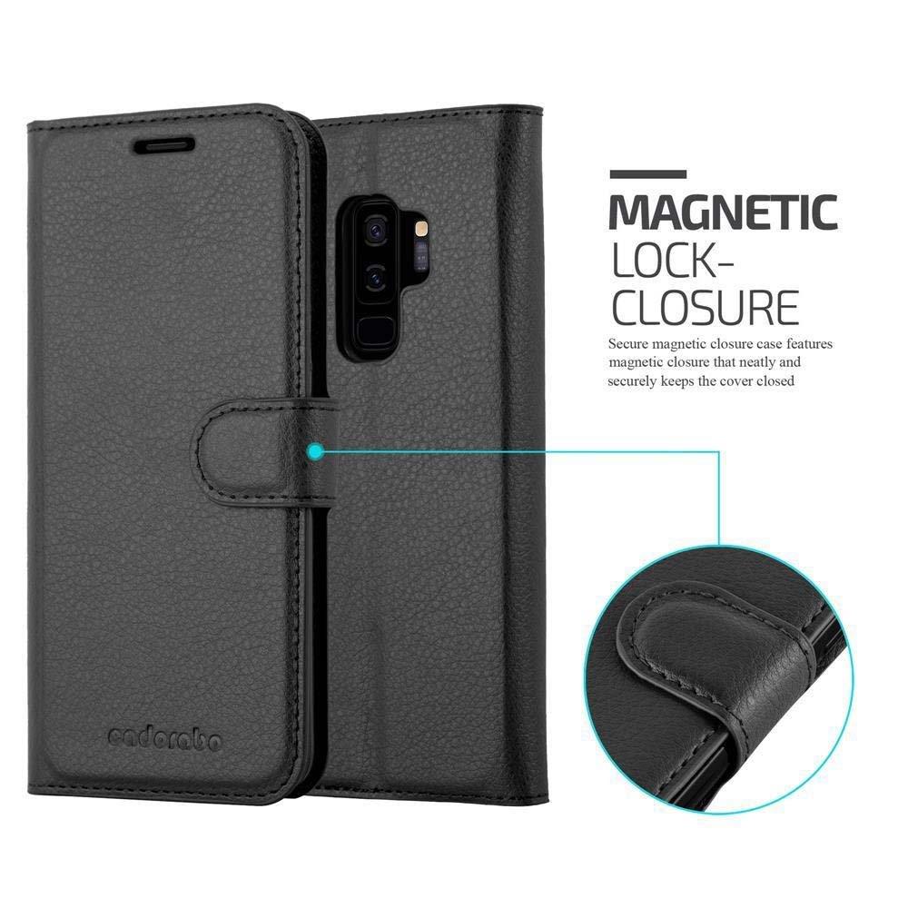 Cadorabo  Hülle für Samsung Galaxy S9 PLUS Standfunktion, Kartenfach 