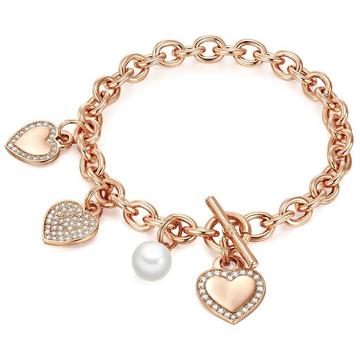 Perlen-Armband Herz