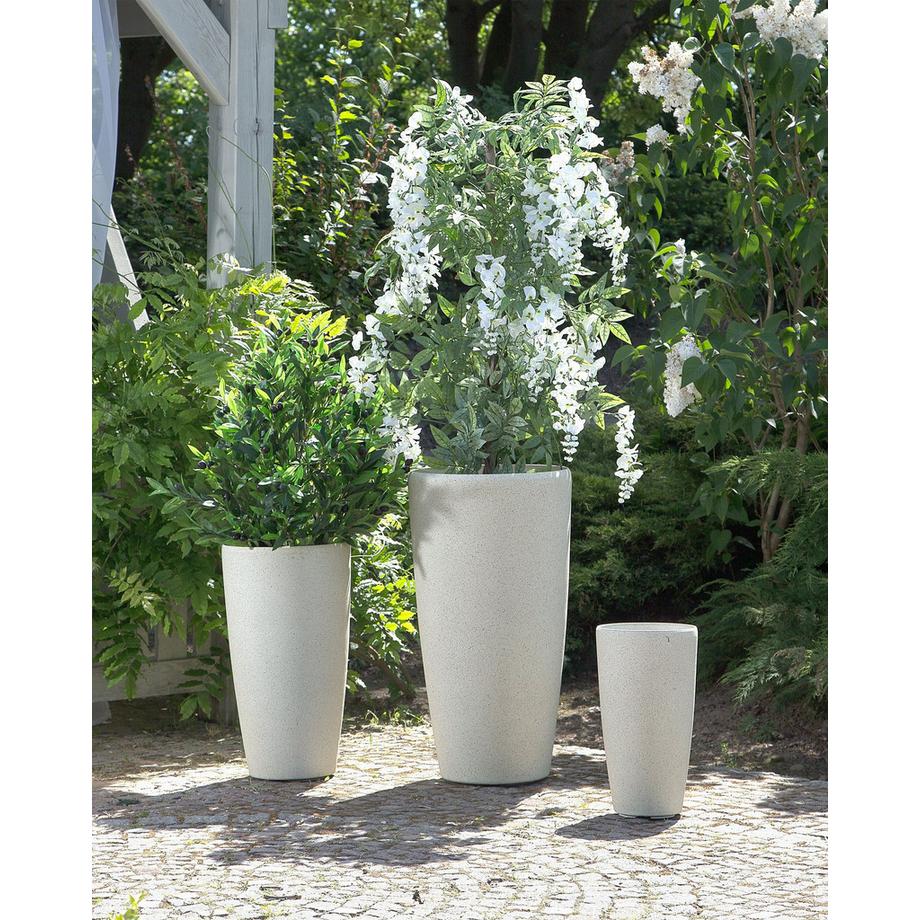 Beliani Vaso per piante en Fibra d'argilla  ABDERA  