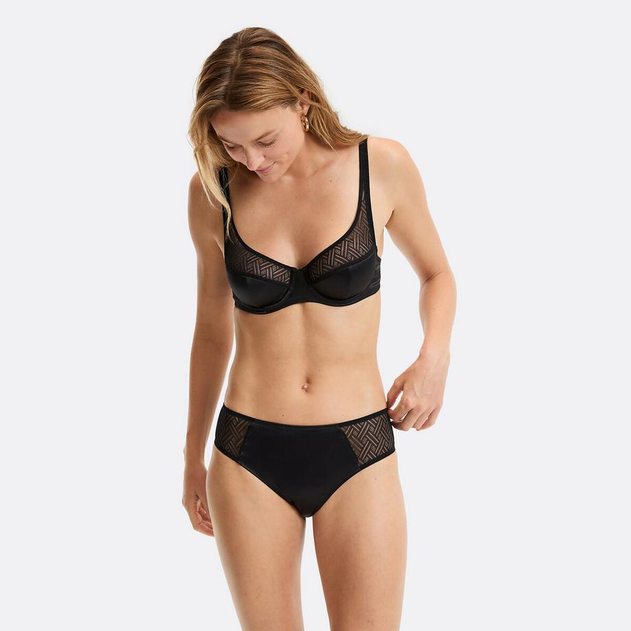 La Redoute Collections Floria Soutien-gorge emboîtant en dentelle et satin Stretch  