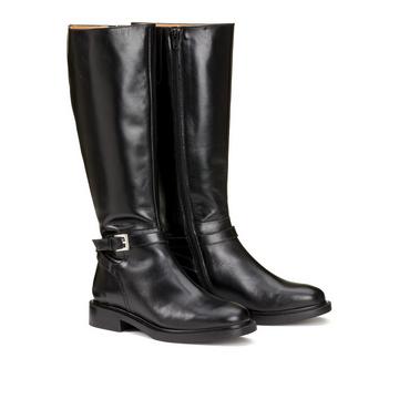 Bottes cavalières en cuir