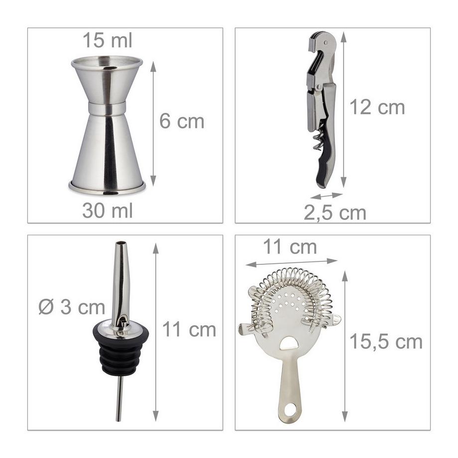 B2X Kit barman en 11 pièces  