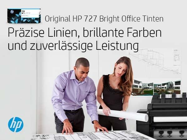 Hewlett-Packard  HP Tintenpatrone 727 grey B3P24A DesignJet T920/T1500 130ml 