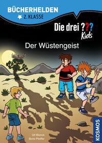 Die drei ??? Kids, Bücherhelden 2. Klasse, Der Wüstengeist Blanck, Ulf; Pfeiffer, Boris; Gumpert, Steffen (Illustrationen) Copertina rigida 