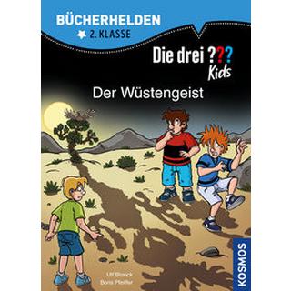 Die drei ??? Kids, Bücherhelden 2. Klasse, Der Wüstengeist Blanck, Ulf; Pfeiffer, Boris; Gumpert, Steffen (Illustrationen) Copertina rigida 