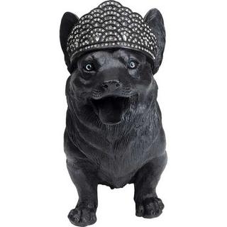 KARE Design Figurine décorative Royal Standing Corgi noir  