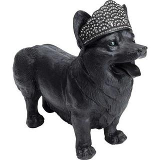 KARE Design Figurine décorative Royal Standing Corgi noir  