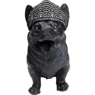 KARE Design Figura decorativa Royal Standing Corgi nero  