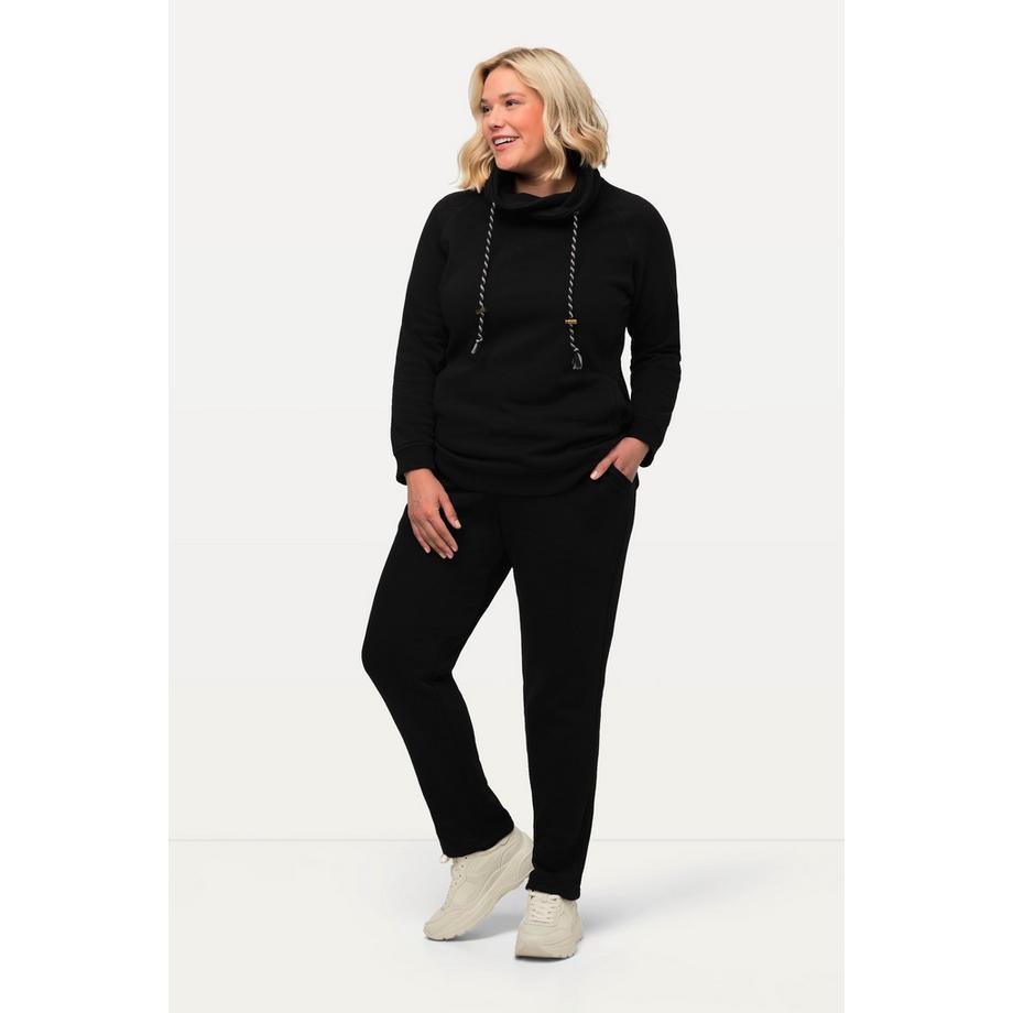 Ulla Popken Pantalon de survêtement intérieur doux taille élastique  