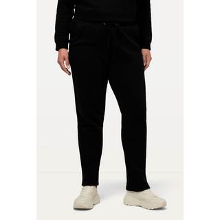 Ulla Popken  Pantalon en molleton. Intérieur doux et confortable. Taille élastique 