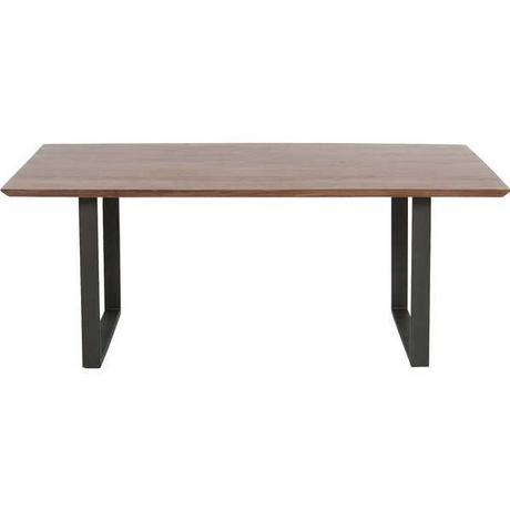 KARE Design Tisch Symphony Walnut Rohstahl 180x90cm  