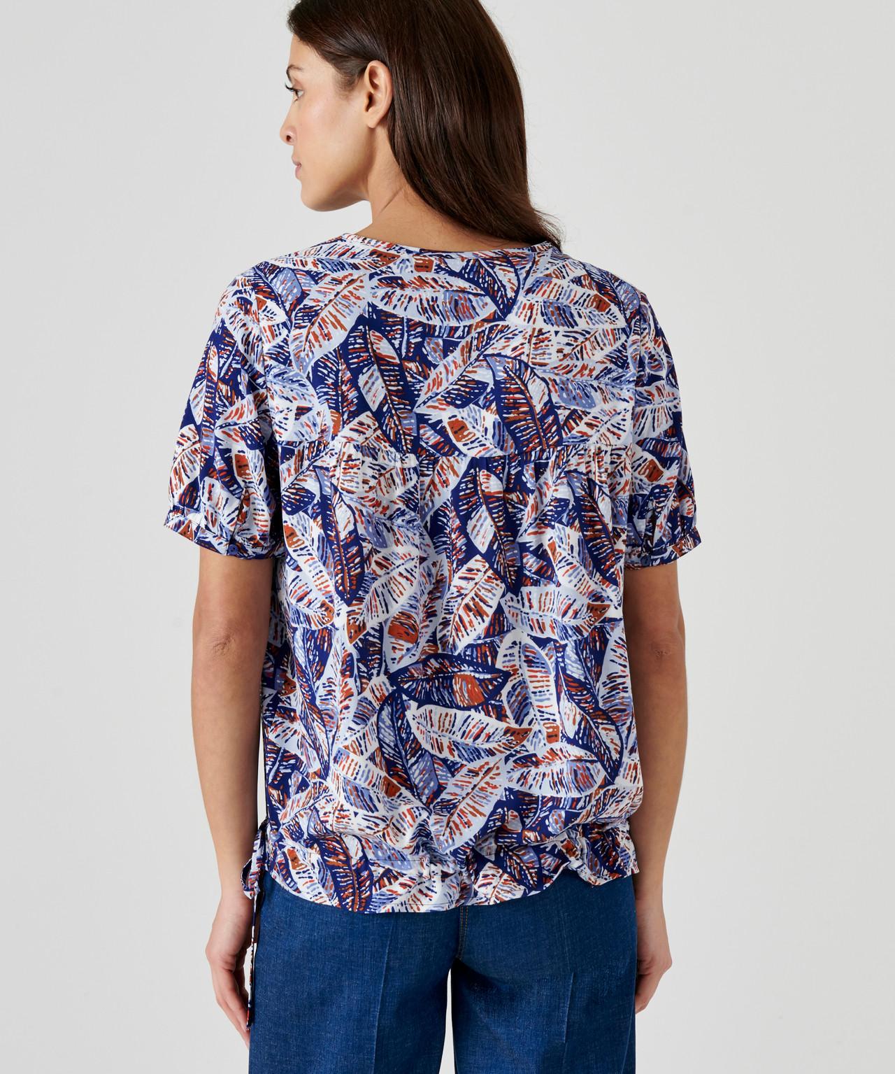 Damart  Bluse mit verstellbarem Saum. 