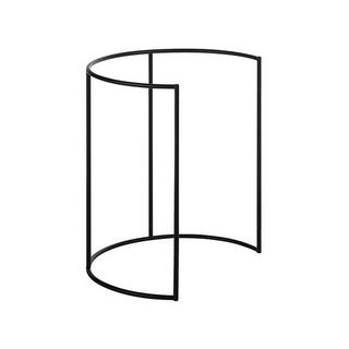 Beliani Lot de 2 tables d'appoint en Métal Moderne TWINS  