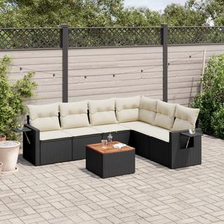 VidaXL set divano da giardino Polirattan  