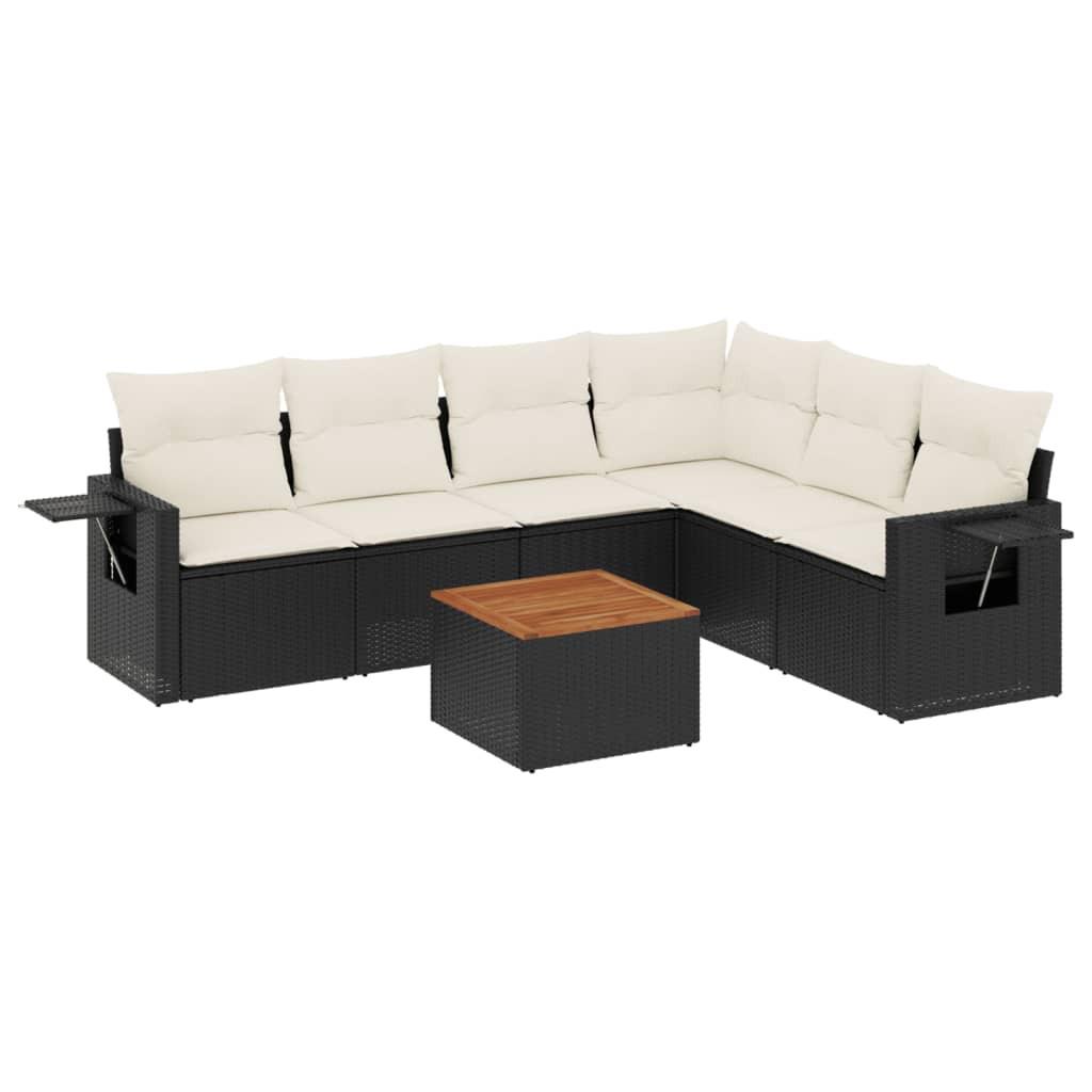 VidaXL set divano da giardino Polirattan  