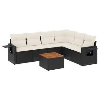 VidaXL set divano da giardino Polirattan  