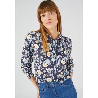 Damart  Warme Strickbluse mit Blumen oder geometrischen Mustern 