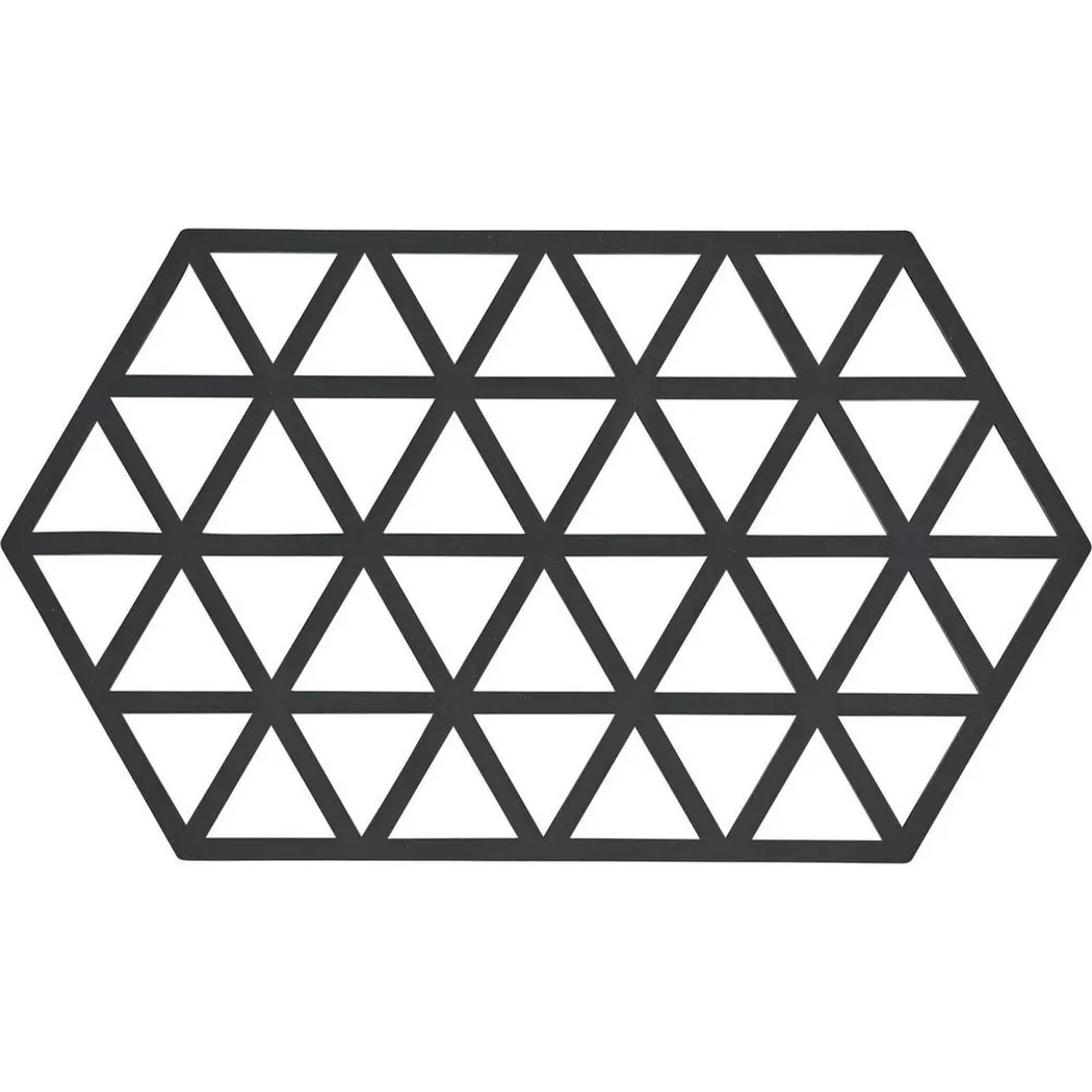 Zone Denmark - Topfuntersetzer Triangles, Schwarz