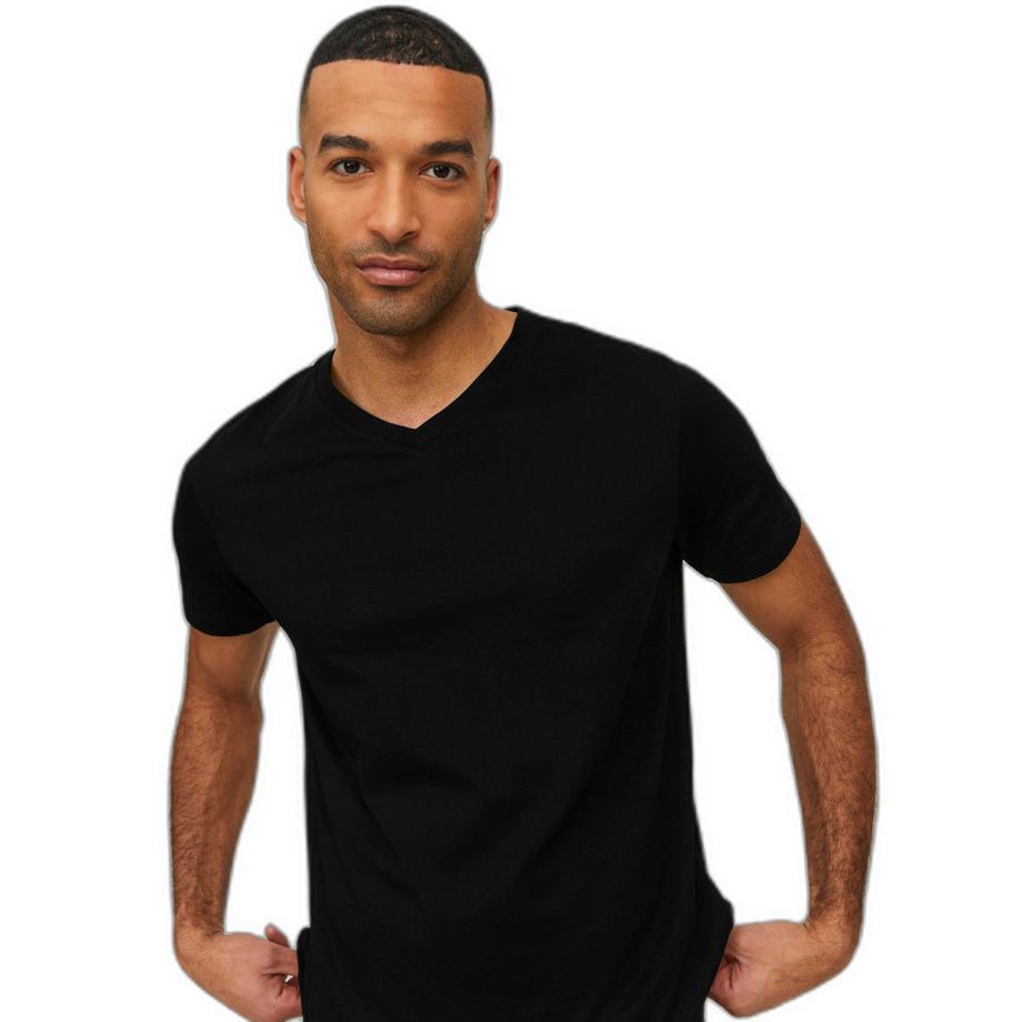 JACK & JONES Organic Basic T-Shirt Scollo a V  