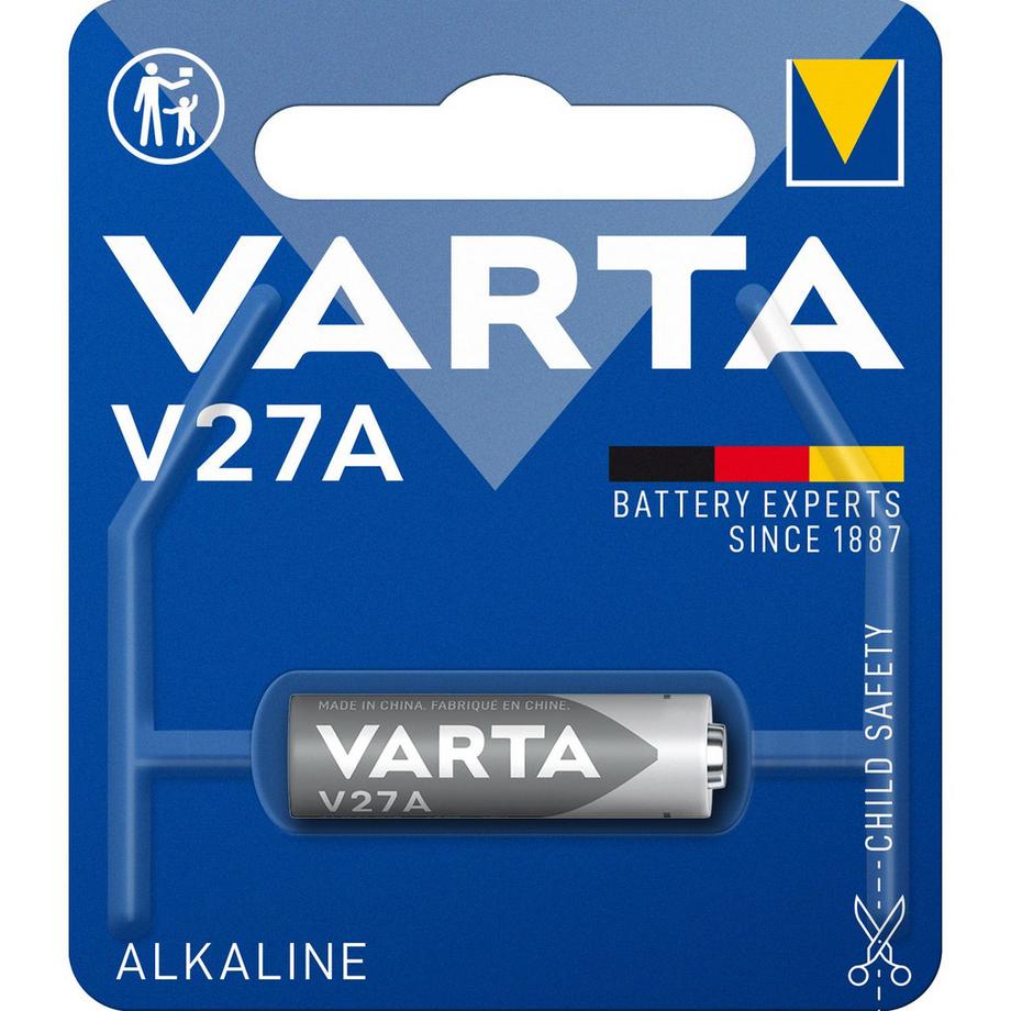 VARTA  Pile alcaline V27A / 27A / MN27 12 V, paquet de 1 