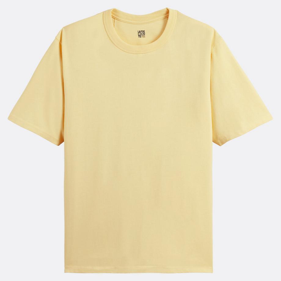 La Redoute Collections T-shirt en coton col rond manches courtes  