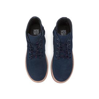 La Redoute Collections  Bottines zippées en cuir à lacets 