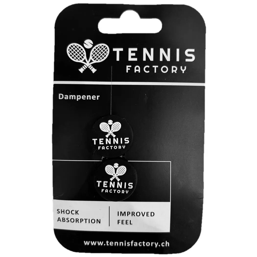 Tennis Factory - Dämpfer Doppelpack, One Size, Schwarz