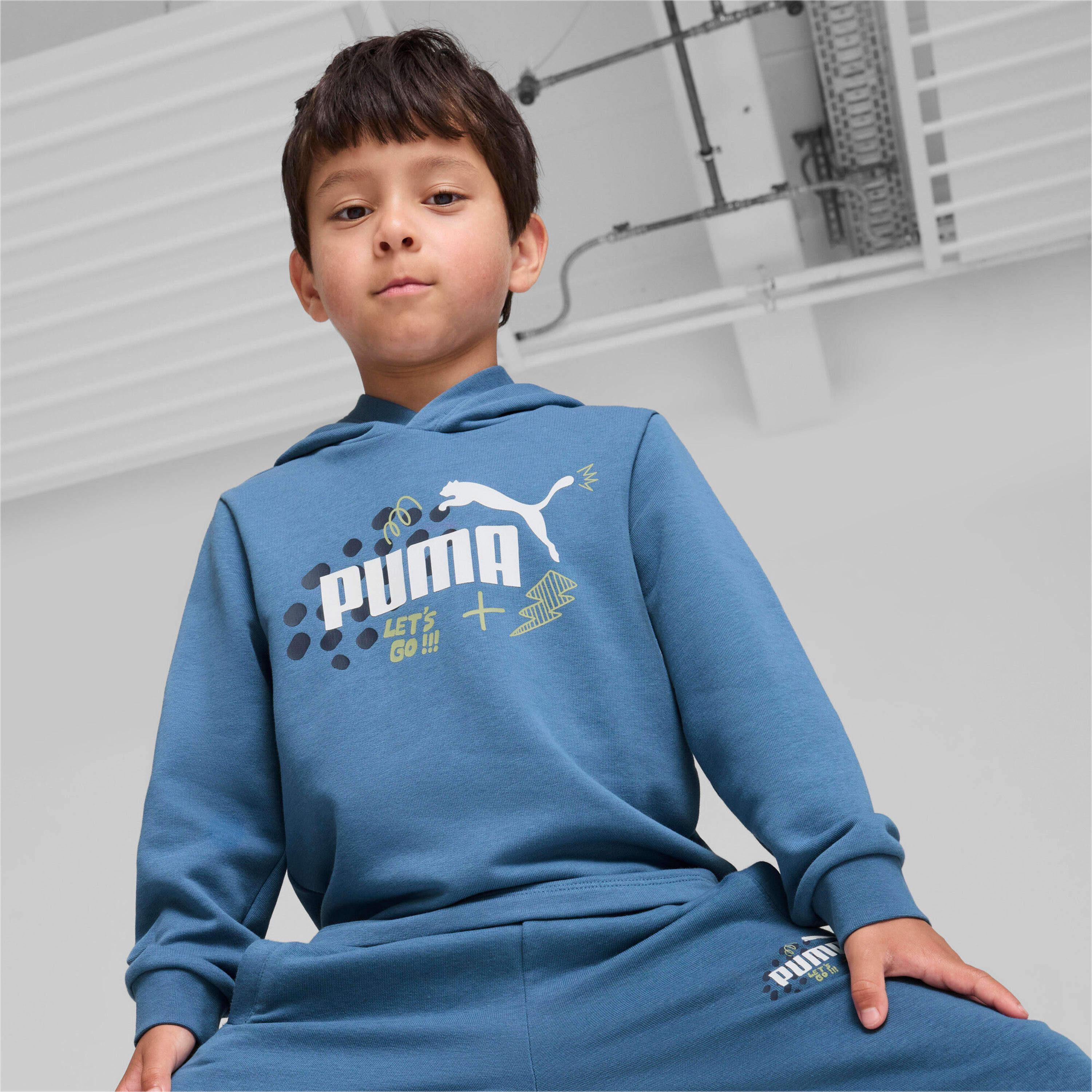 PUMA  felpa con cappuccio per bambini ess+ 