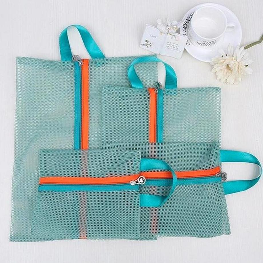 eStore  4x Organisationstaschen für Koffer - Grün 