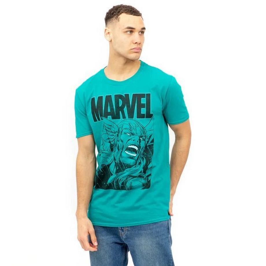 THOR Grafikdruck Regular Fit T-Shirt  