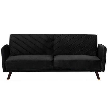 Beliani Canapé-lit en Velours Glamour SENJA  