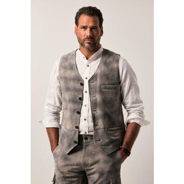 Gilet di pelle bovina in tradizionale stile Tracht, fino alla tg. 72