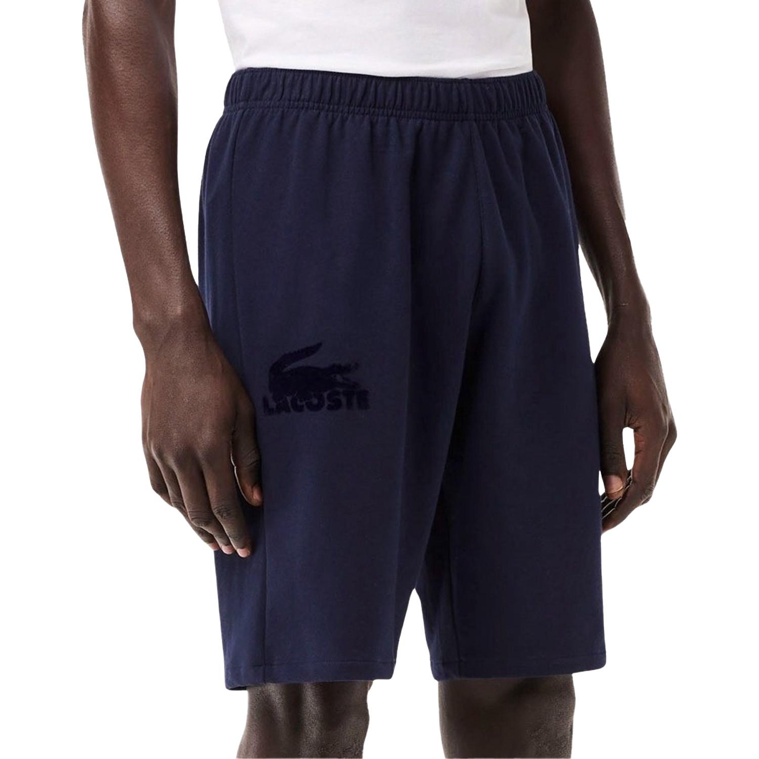 LACOSTE Short Loungewear Logo Brodé  