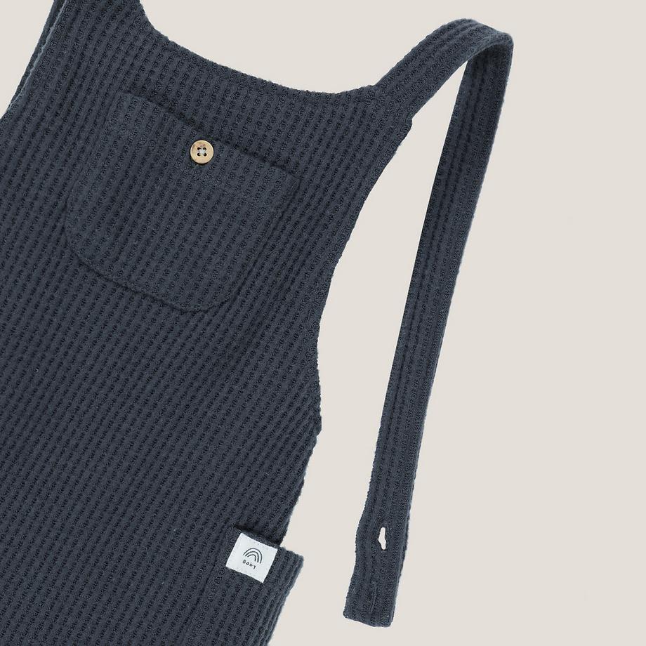 La Redoute Collections Salopette longue en nid d'abeille  