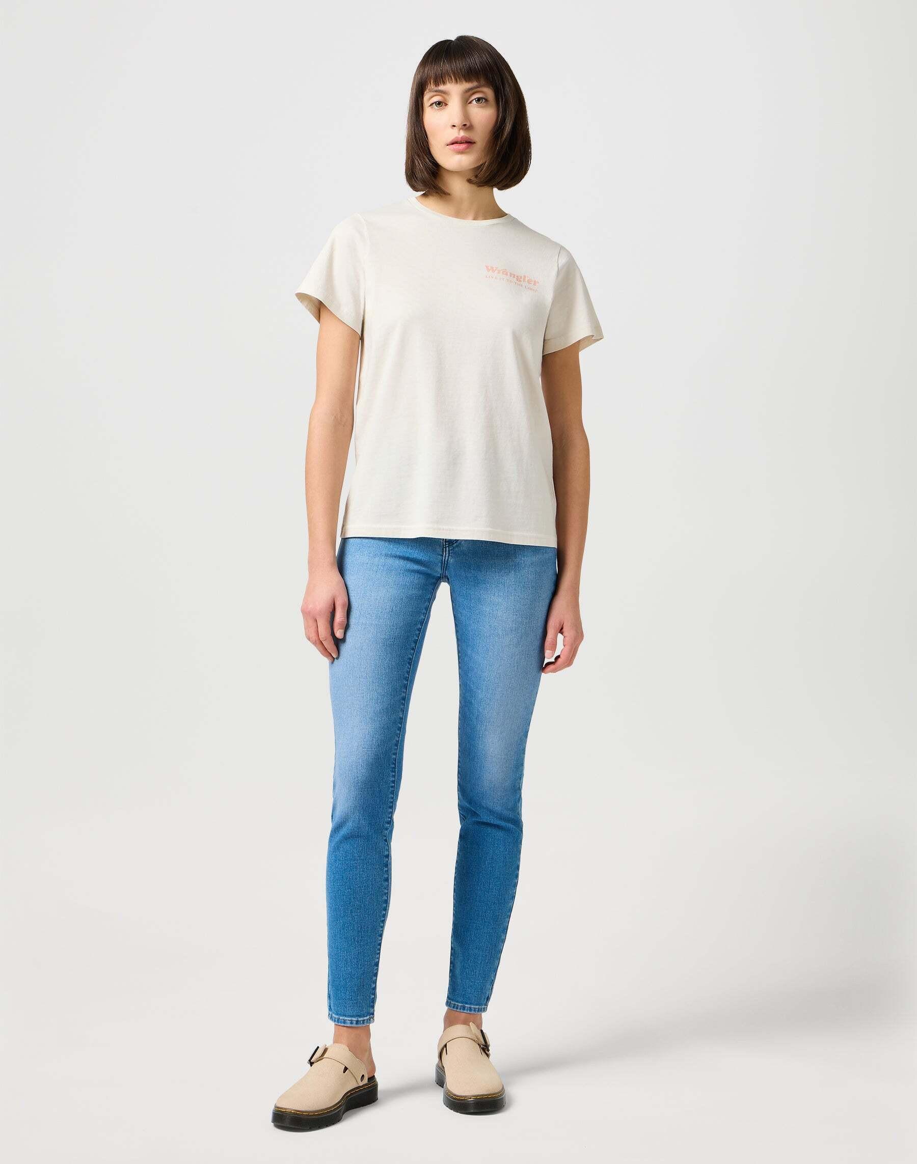 Wrangler Jean Skinny Délavé Clair  