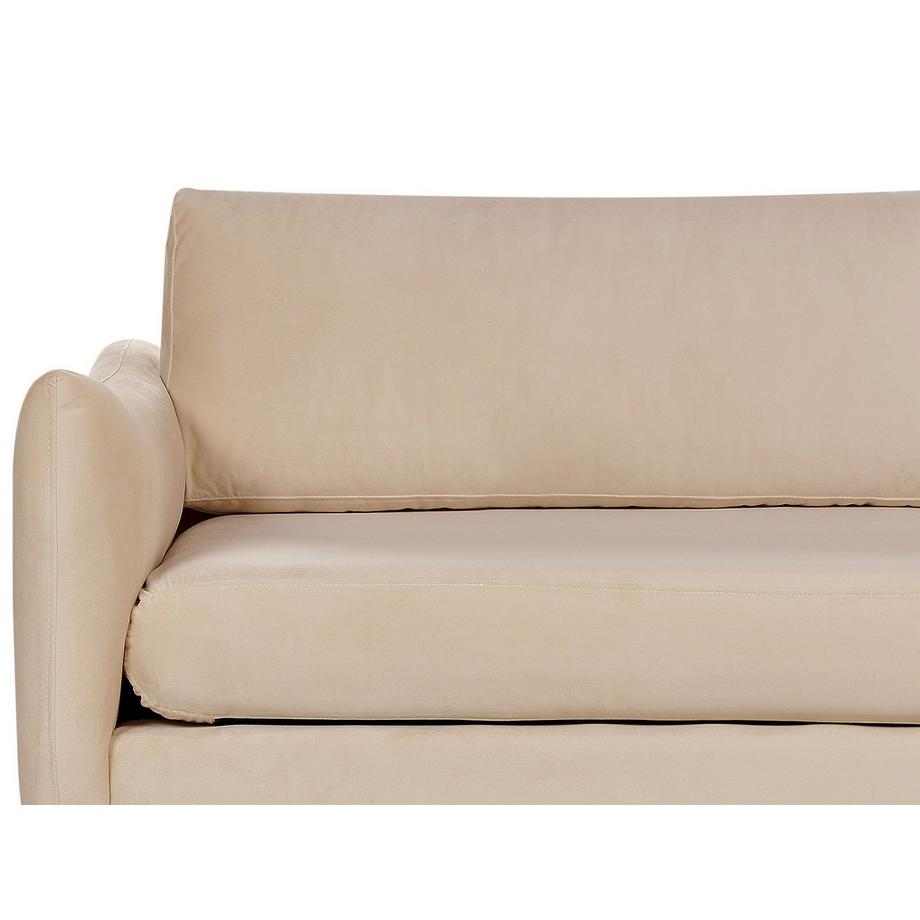 Beliani Canapé 3 places en Velours Moderne VINTERBRO  